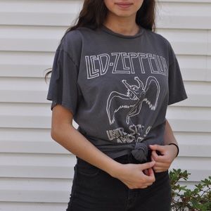 COPY - Brandy Melville Led Zeppelin Gray T-Shirt